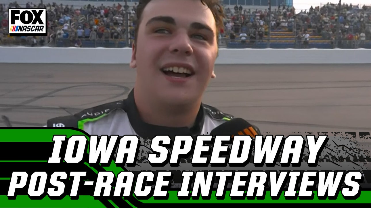 Sam Mayer and more post-race interviews from Iowa Speedway | NASCAR on FOX
