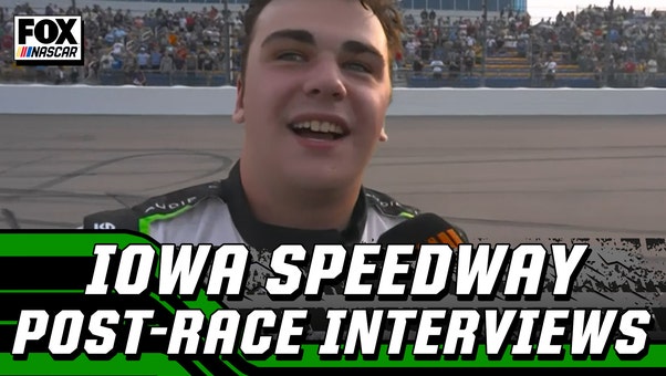 Sam Mayer and more post-race interviews from Iowa Speedway | NASCAR on FOX