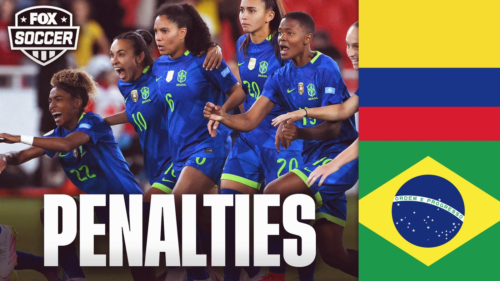 Colombia vs. Brazil Full Penalties 2025 Copa América Femenina Finals | FOX Soccer