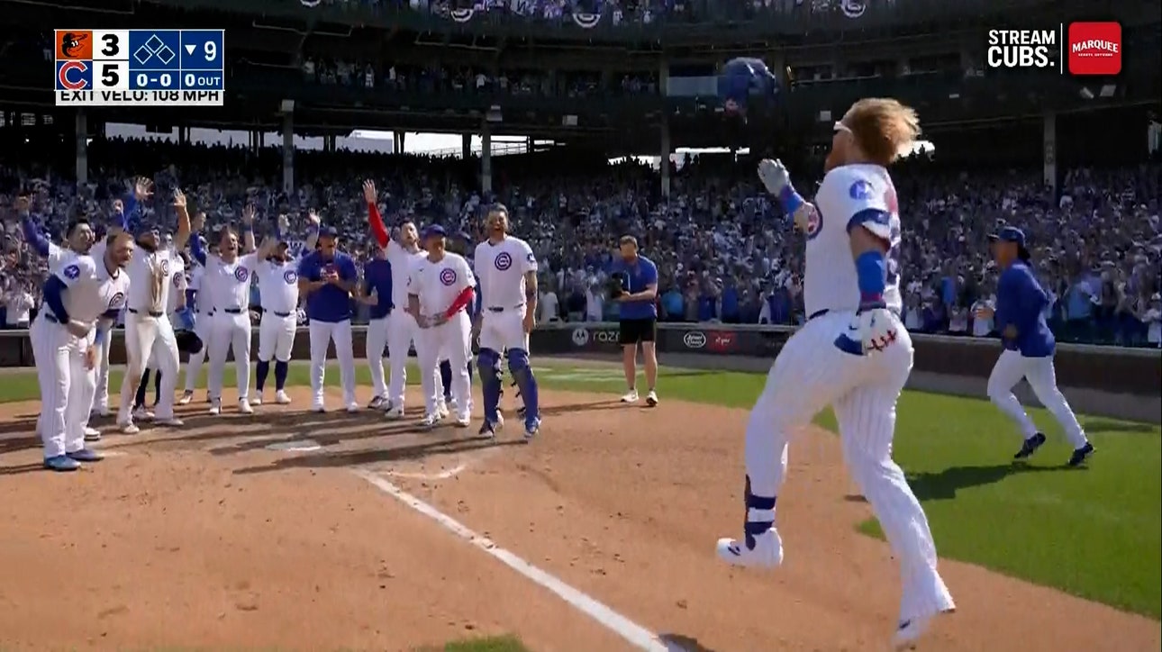 Cubs' Justin Turner hits a pinch-hit HR to walk it off vs. Orioles