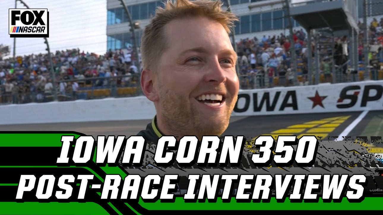 William Byron and more post-race interviews from Iowa Speedway | NASCAR on FOX