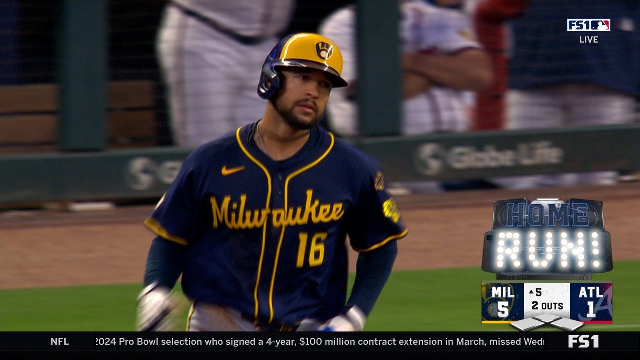 Brewers extend their lead 5-1 over Braves courtesy of Blake Perkins' 2-run blast