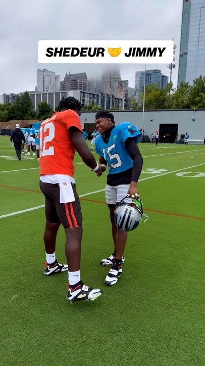 Former Colorado stars Shedeur Sanders and Jimmy Horn reunite