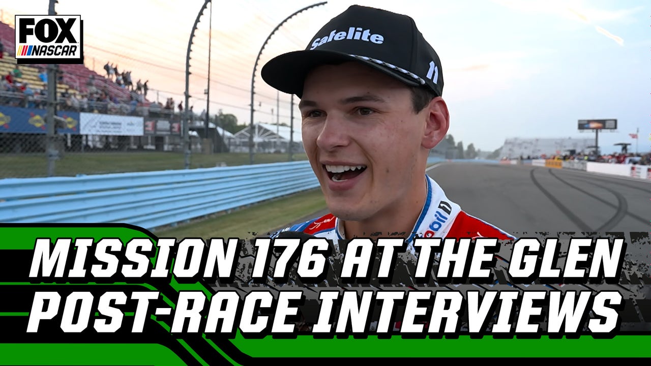 Corey Heim, Daniel Hemric post-race interviews from Watkins Glen International | NASCAR on FOX