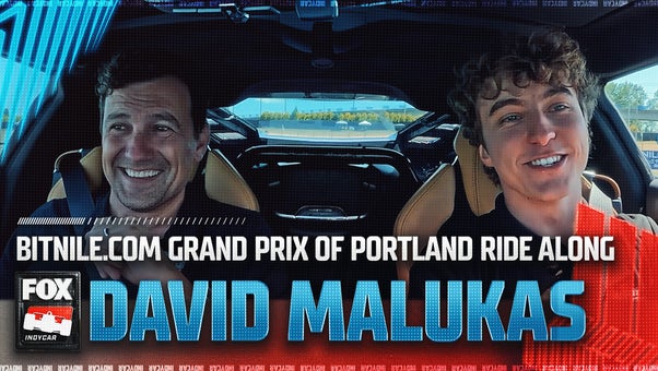 David Malukas takes Will Buxton around Portland International Raceway | INDYCAR on FOX