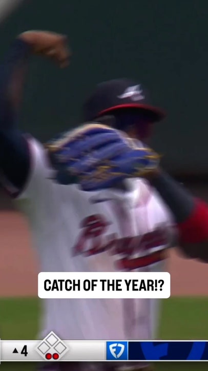 Braves’ Jurickson Profar makes incredible HOME RUN-ROBBING catch against Marlins