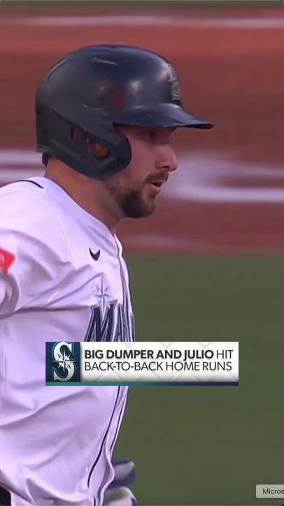 Mariners' Cal Raleigh, Julio Rodriguez hit back-to-back home runs vs. Rays