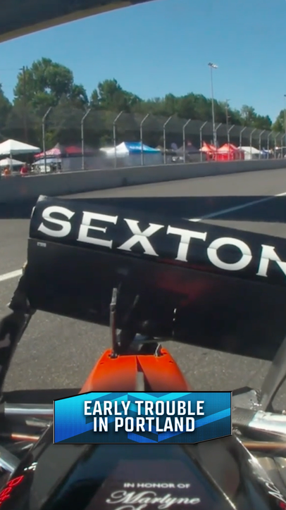 Santino Ferrucci goes around and into the wall 😬