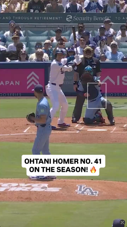 Dodgers' Shohei Ohtani hits 41st home run of the season vs. Blue Jays