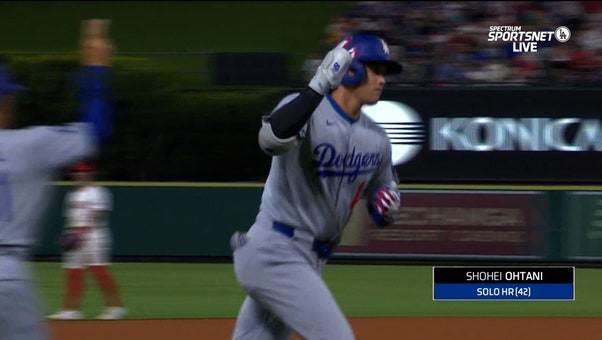 Dodgers' Shohei Ohtani crushes 42nd home run of the season against Angels
