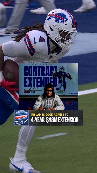 James Cook agrees to terms on 4-year, $48M extension with $30M guaranteed