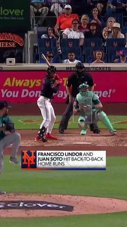 Francisco Lindor & Juan Soto hit back-to-back homers, giving Mets lead over Mariners