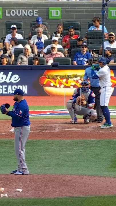 'My bad' – Rowdy Tellez hits former teammate George Springer with pitch