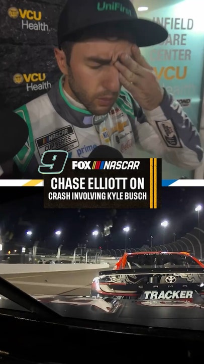 Chase Elliott speaks on wreck with Kyle Busch at Richmond