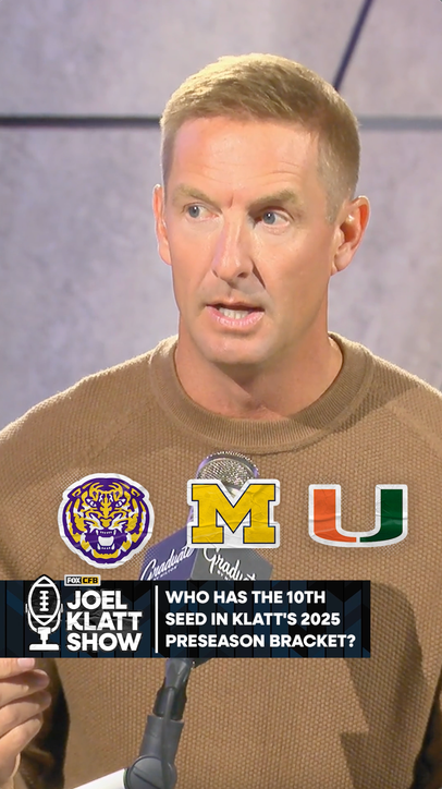 Joel Klatt's preseason prediction for an ELECTRIC 7-10 CFP matchup 🤯
