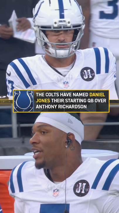 Daniel Jones named Colts' starting QB over Anthony Richardson
