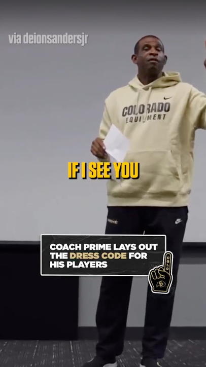Deion set the rules clear at Colorado 😤