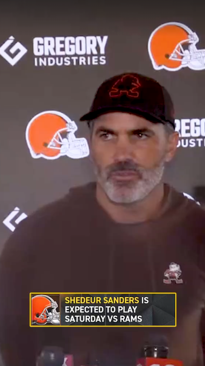 Browns HC Kevin Stefanski expects Shedeur Sanders to play in their preseason finale vs the Rams
