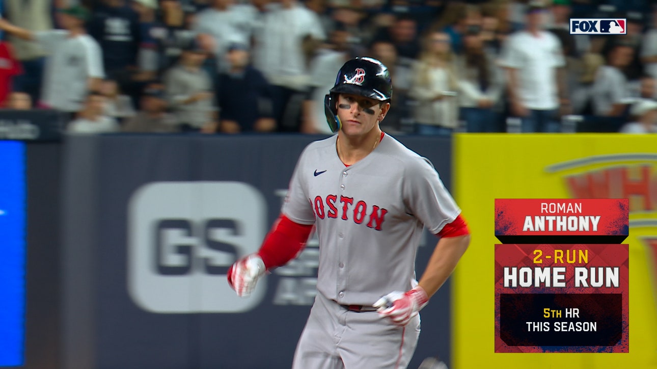 Roman Anthony's NO DOUBTER extends Red Sox lead over Yankees