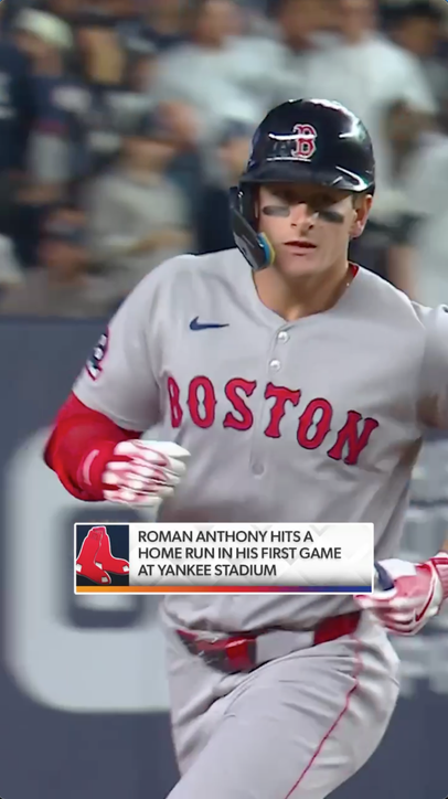 Roman Anthony crushes a two-run home run to seal Red Sox's win over Yankees