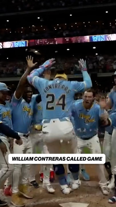 Brewers' William Contreras hits walk-off home run vs. Giants