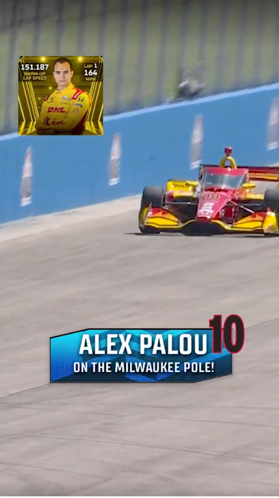 "There is no beating Alex Palou!” The Champ will take pole position in Milwaukee 