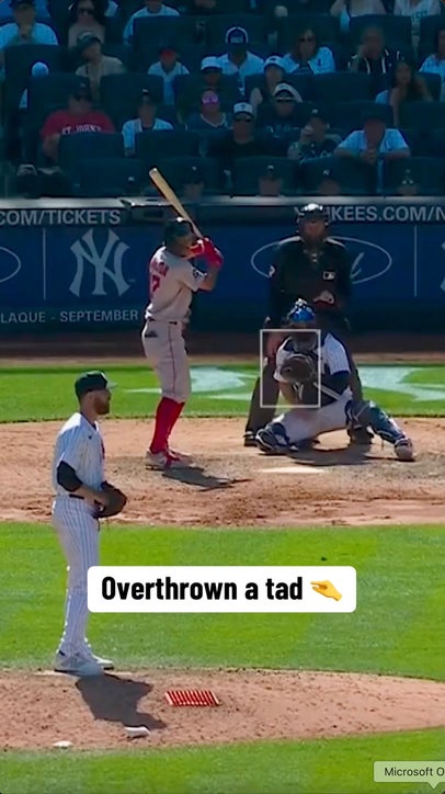 Yankees fans were not happy after Anthony Volpe sails this throw high 😬