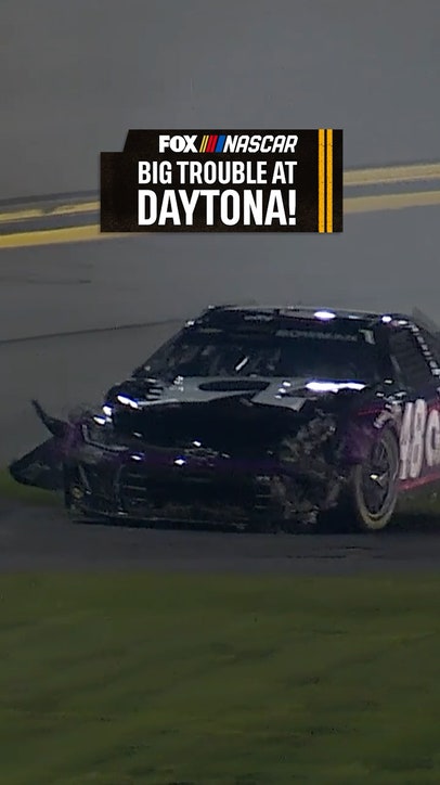 Alex Bowman, Bubba Wallace & more involved in wreck at Daytona