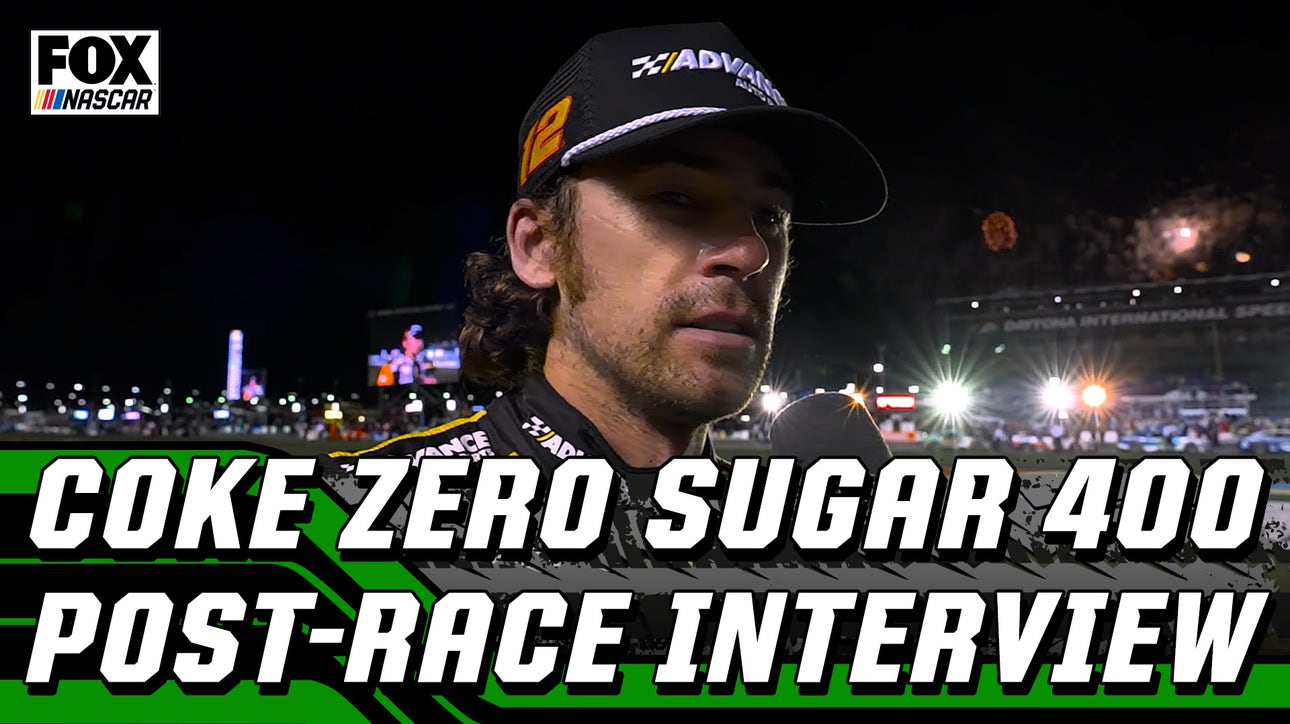 POST-RACE INTERVIEW: Ryan Blaney speaks after winning at Daytona International Speedway | NASCAR on FOX