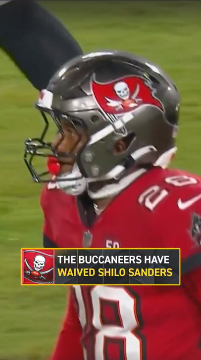 The Buccaneers waived Sanders 👀