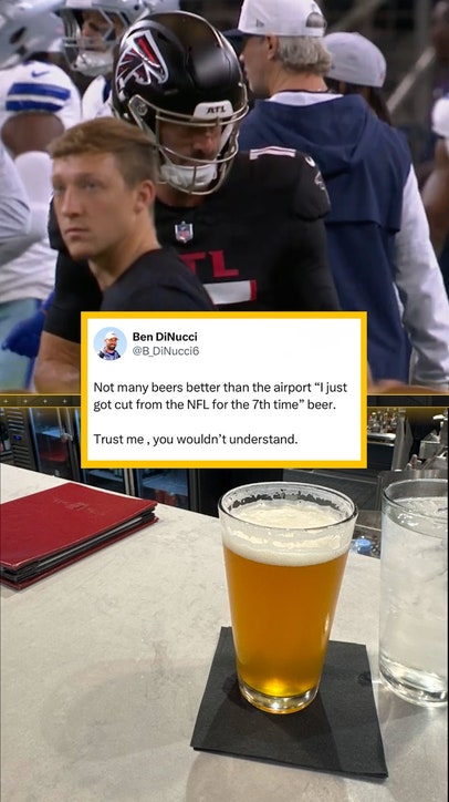 Ben DiNucci after being cut by the Falcons (Via @Ben DiNucci)