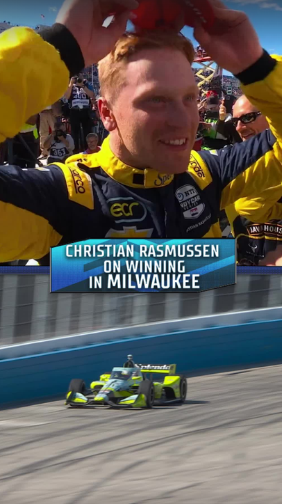  Christian Rasmussen on winning Snap-on Milwaukee Mile 250 