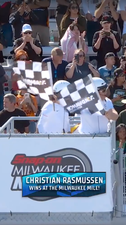 Christian Rasmussen overtakes Alex Palou to win Snap-on Milwaukee Mile 250 🏁