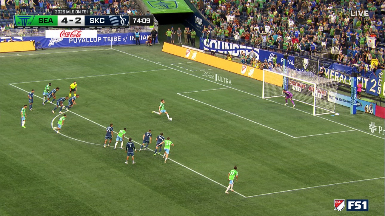 Sounders' Danny Musovski converts from the spot to complete hat trick vs. Sporting Kansas City