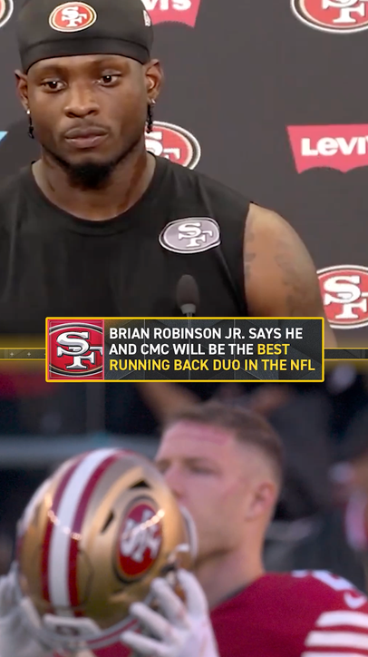 Brob Jr says he and CMC will be the NFL’s best RB duo 🔥🏈
