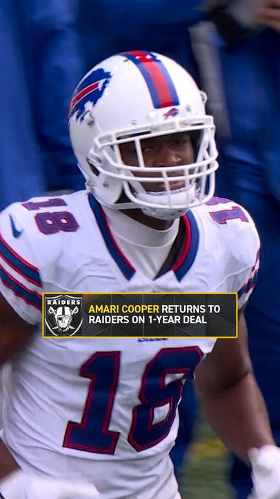 Amari Cooper returns to Raiders on one-year deal