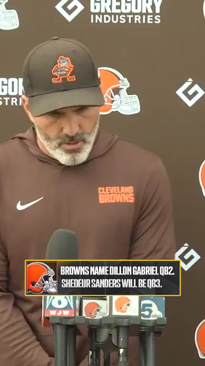 Browns' name Dillon Gabriel their backup QB 👀