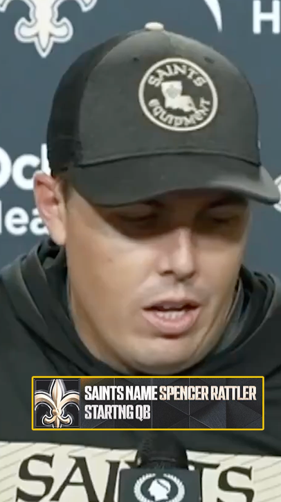 Saints' Head Coach Kellen Moore picks his starter ✍️⚜️