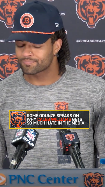 Rome Odunze speaks on why Caleb Williams gets Media hate 👀📰