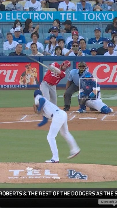 Dodgers' Shohei Ohtani with a season-high nine strikeouts vs. Reds