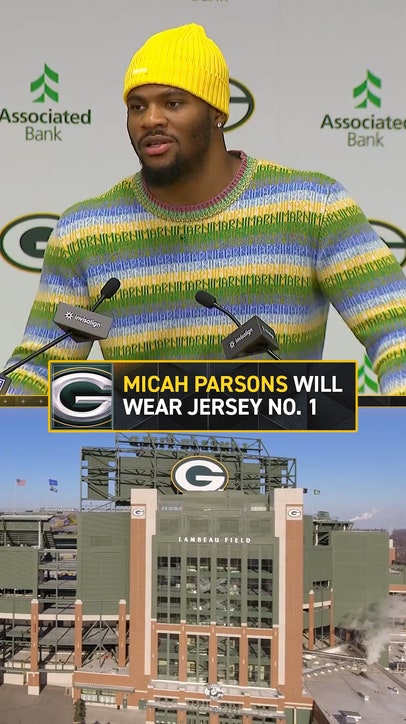 Micah Parsons will wear No. 1 for the Packers