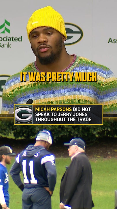 Micah Parsons says he did not speak to Jerry Jones throughout the trade process
