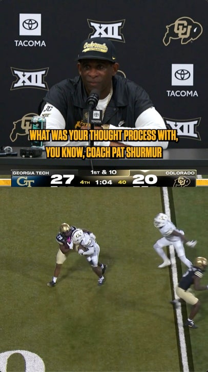 Coach Deion Sanders addresses time management on the last drive of the game ⏱️