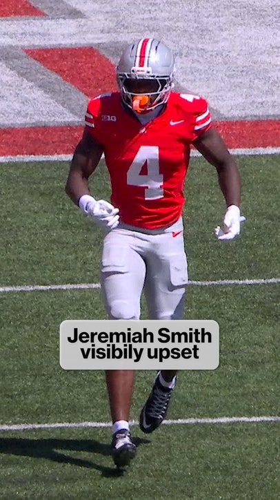 Jeremiah Smith was UPSET after not receiving this pass 👀