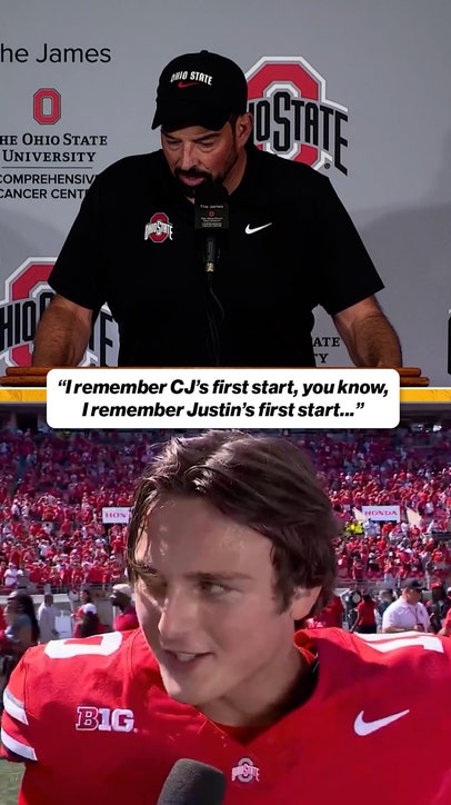 Ohio State HC Ryan Day on Julian Sayin's first start 🏈