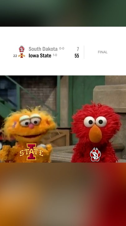 Rocco Becht and Iowa State improve to 2-0 after defeating South Dakota 😎