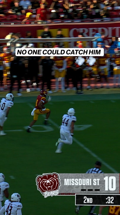 No one could catch USC RB Eli Sanders on this 73-yard TD run