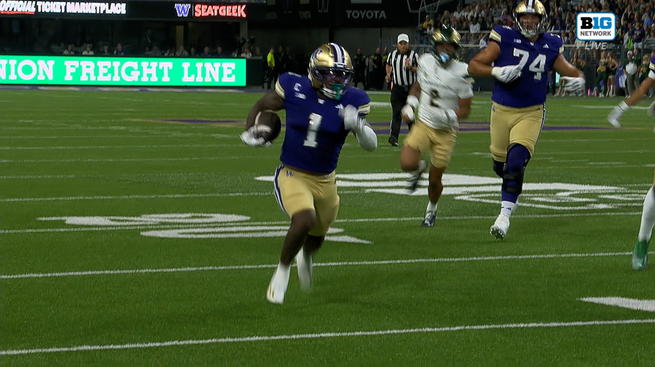 Jonah Coleman rushes for a 26-yard TD, giving Washington a early lead over Colorado State