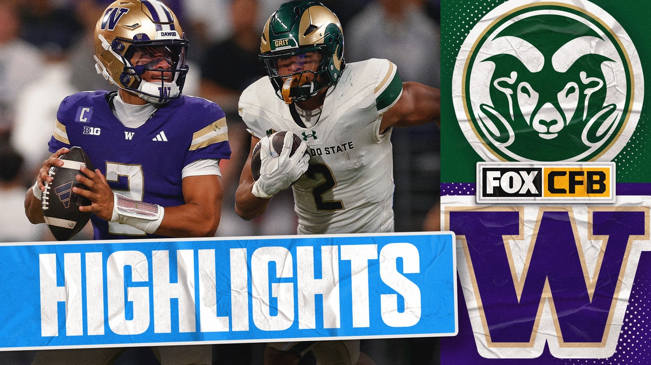 Colorado State Rams vs. Washington Huskies Highlights | FOX College Football