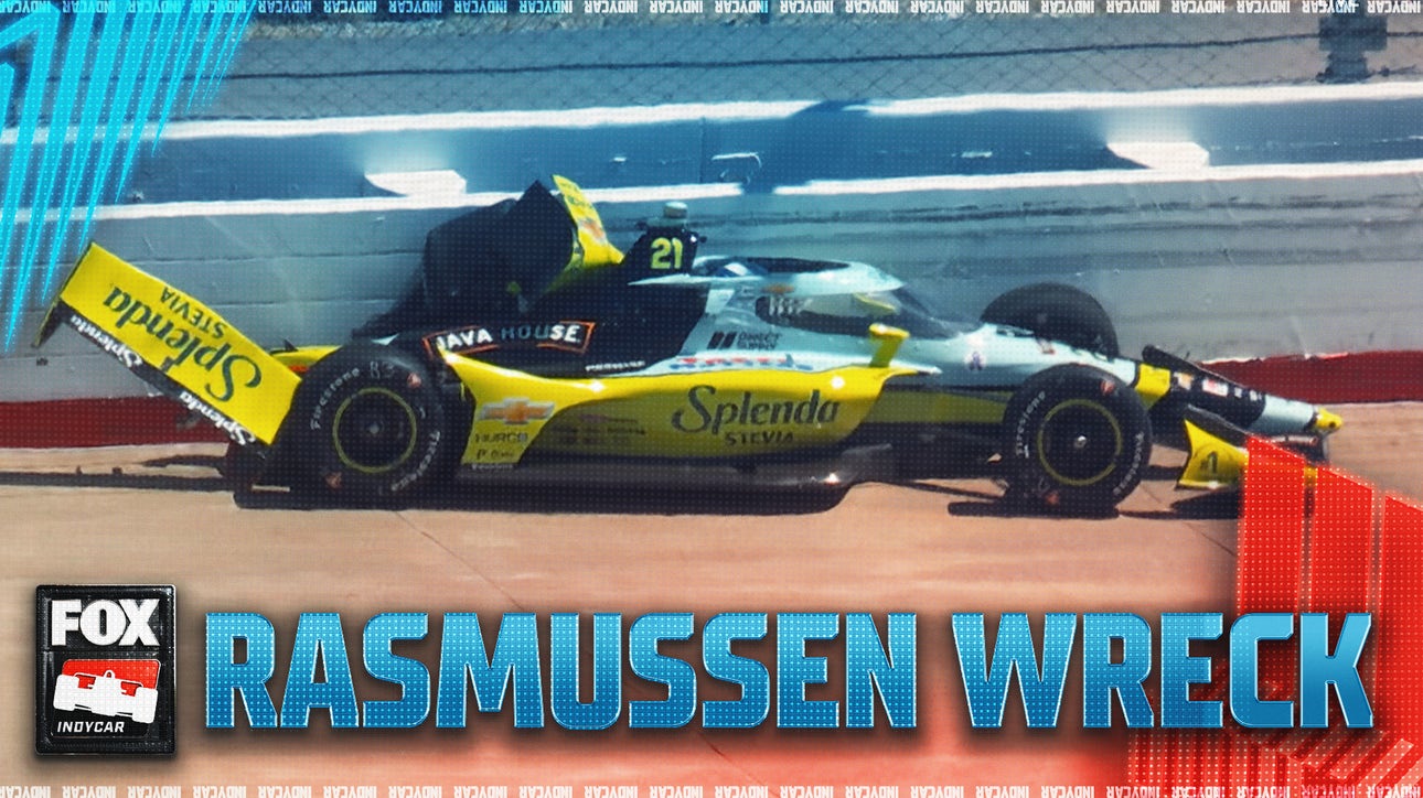 Christian Rasmussen crashes out on first lap of Borchetta Bourbon Music City Grand Prix